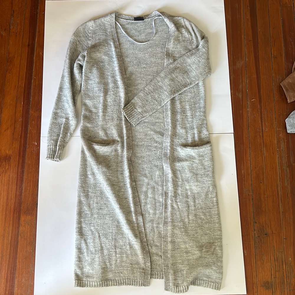 Long VILA Gray Sweater
